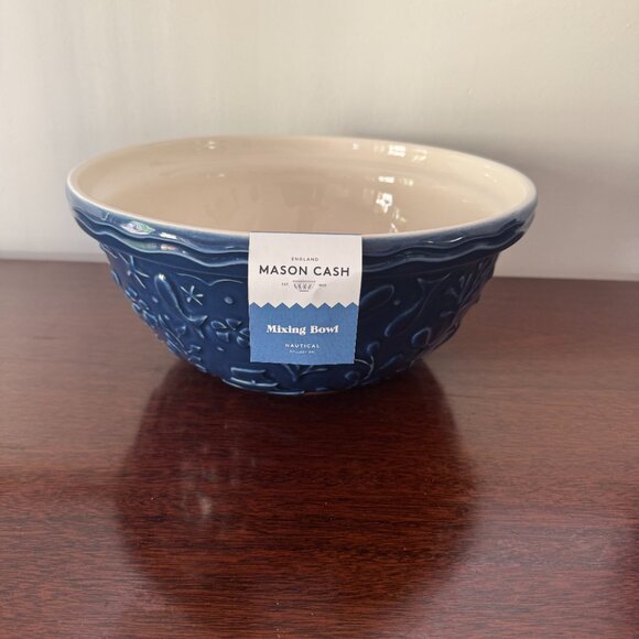Mason Cash Nautical Navy Boat Mixing Bowl Color:Dark Blue. Brand New - Picture 1 of 3